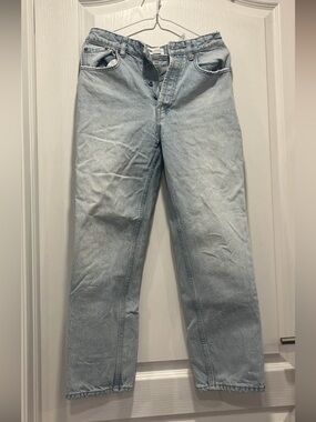 Women’s Relaxed Light Blue Jeans - Casual Straight Fit